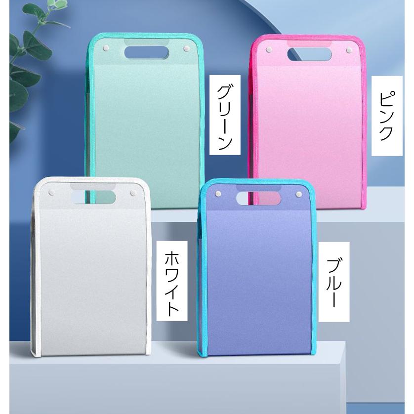ファイルケース バッグ型 ドキュメントファイル A4 13ポケット 書類