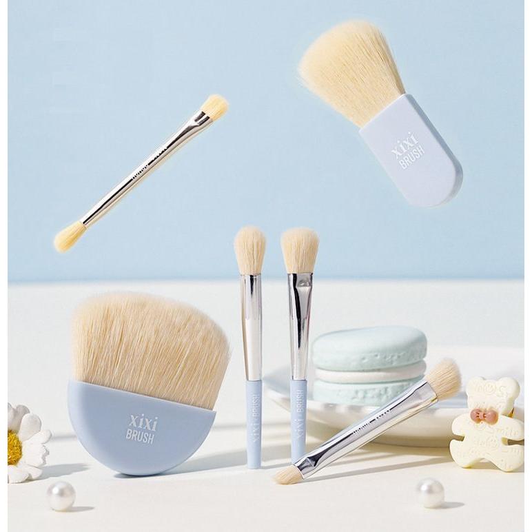 メイクブラシセット 6本セット 収納ケース付き チーク フェイス