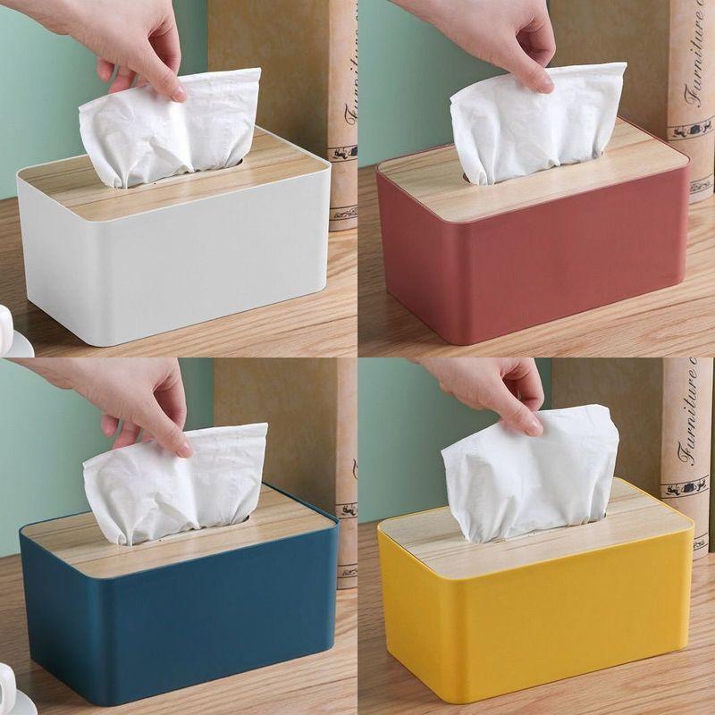 普通〜薄型ティッシュボックスカバー*handmade* サイズフリーのティッシュカバー TISSUE BOX COVER / BLACK | fabrik