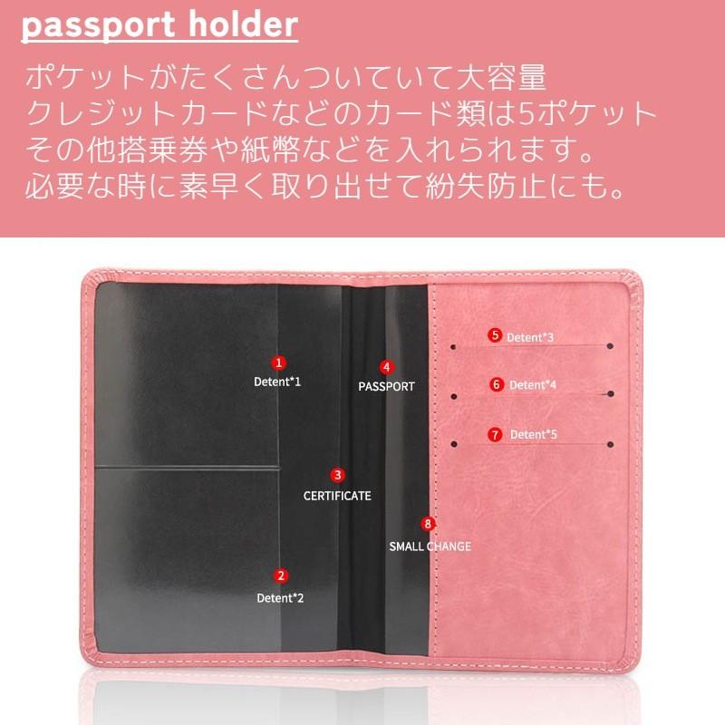 パスポートケース スキミング防止 カードケース 男女兼用 レディース