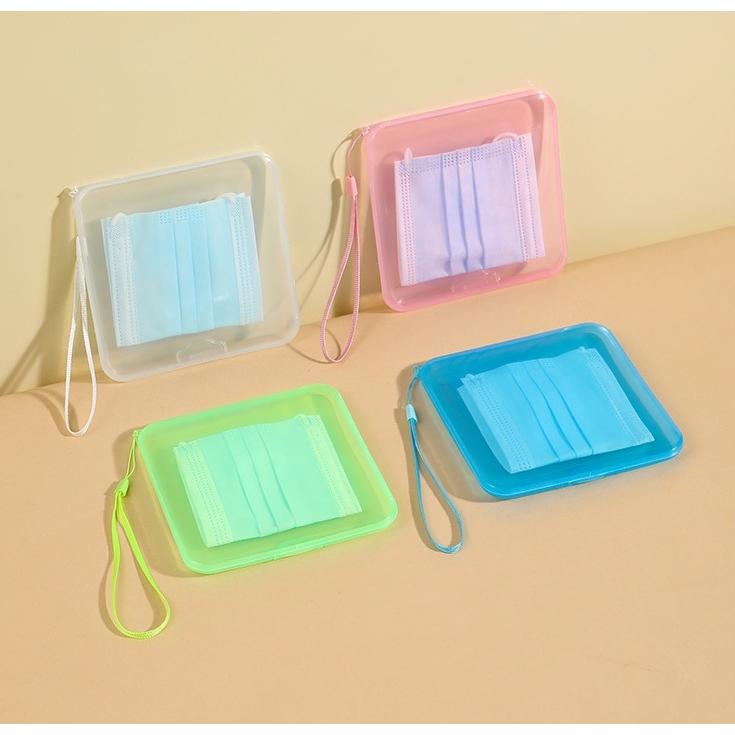 momo0923 マスク収納ケース⑤ 小物入れ アストロ マスクケース マグネット入り ホワイト 壁掛け