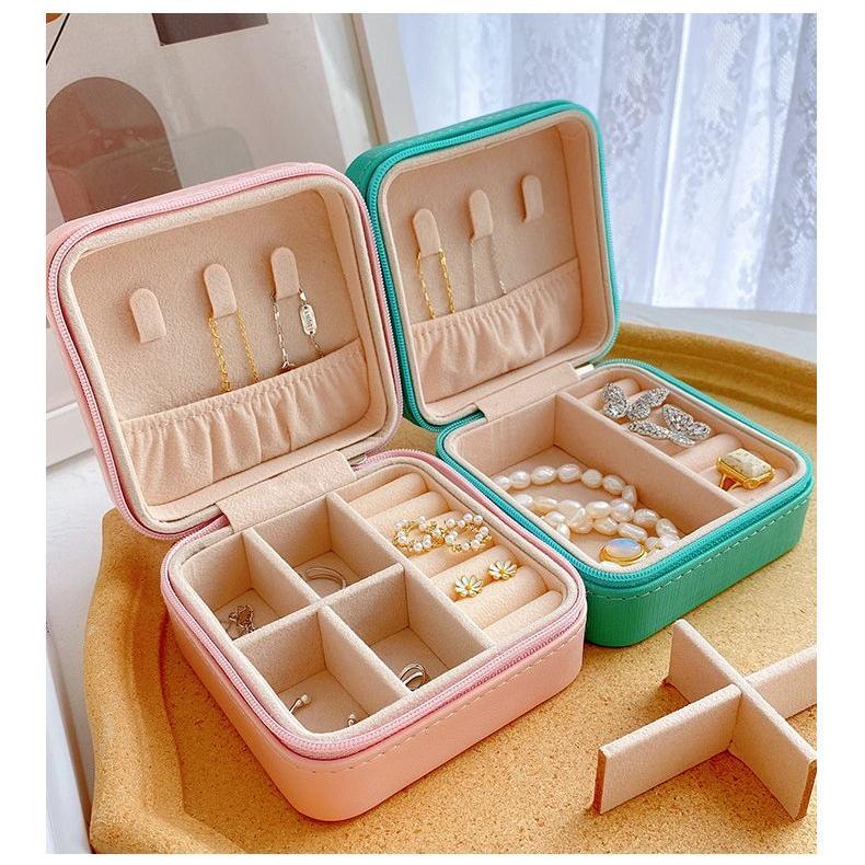 アクセサリーケース 携帯用 ジュエリーケース 指輪 ネックレス