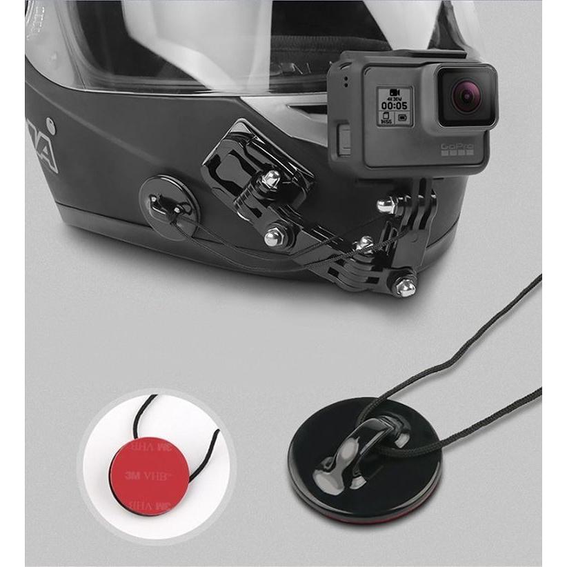 ヘルメットマウント 顎マウント ホルダー GoPro アクションカメラアクセサリー カメラ固定 POV撮影 バイク フルフェイス｜kawa-e-mon｜05