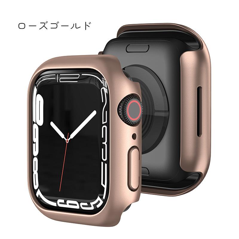 Apple Watch 7 本体カバー スマートウォッチアクセサリー ブラック