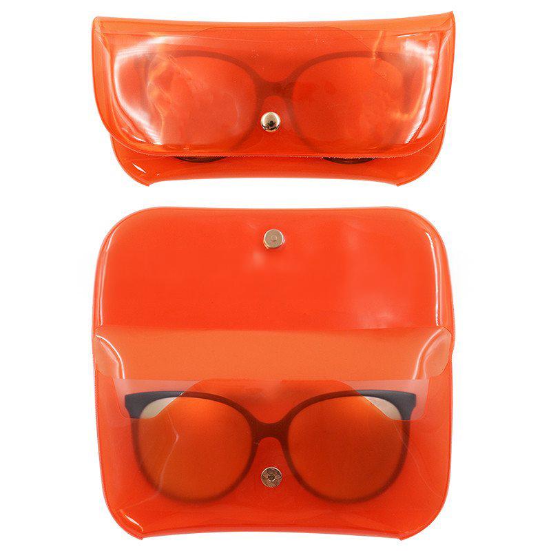 メガネケース 眼鏡ケース めがね サングラス クリア 透明 レディース