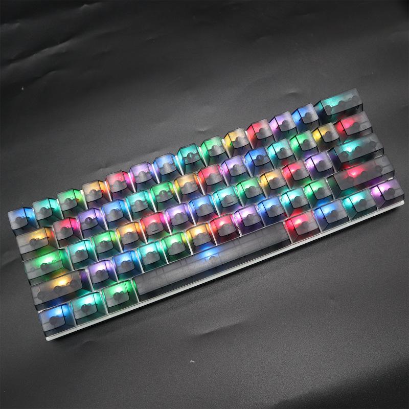 キーキャップ メカニカルキーボード用 104キー スケルトン 印字なし