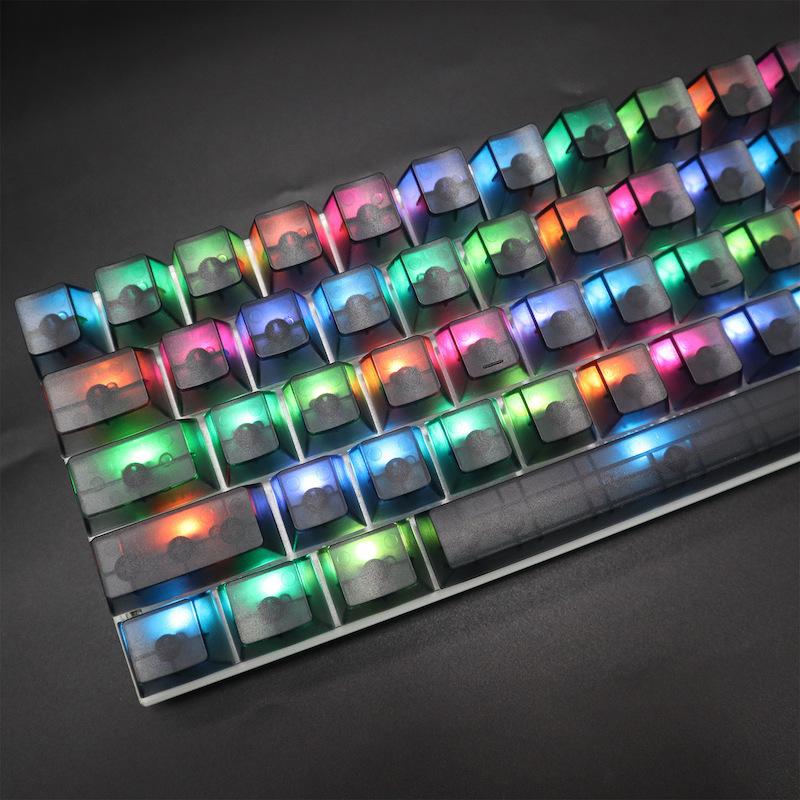キーキャップ メカニカルキーボード用 104キー スケルトン 印字なし