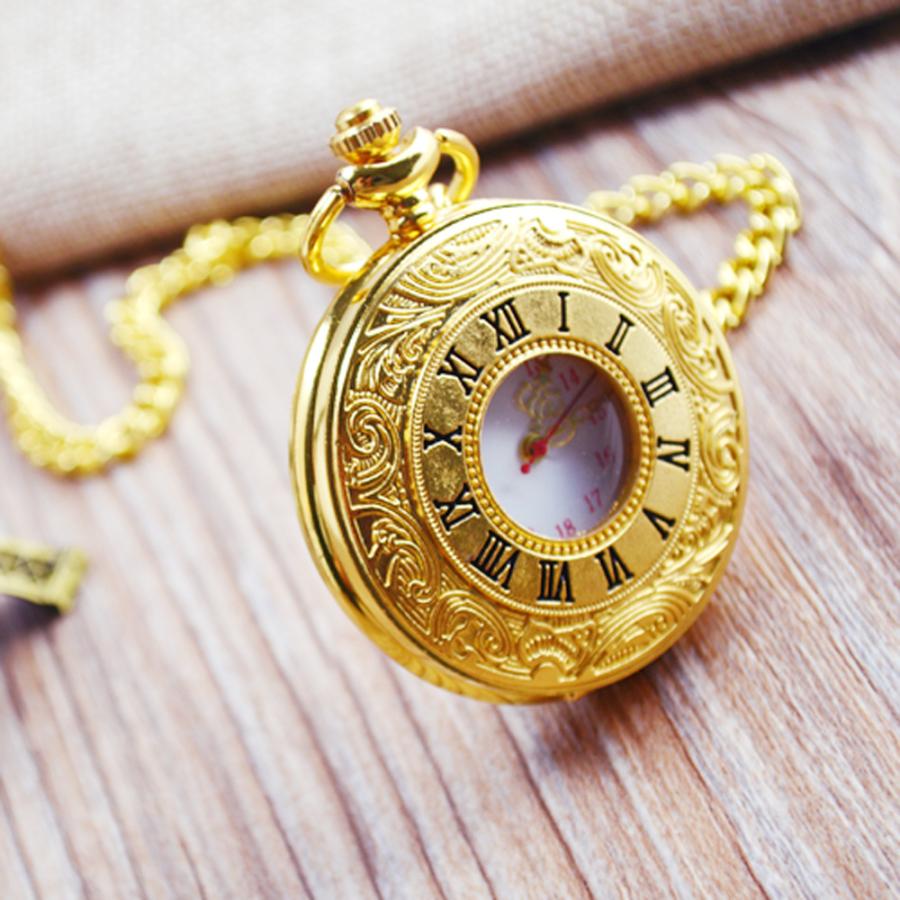 懐中時計 ポケットウォッチ 時計 ネックレスウォッチ チェーン