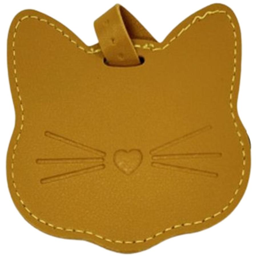 ラゲッジタグ トラベル用品 動物 猫 ブラウン ブラック ブルー ピンク