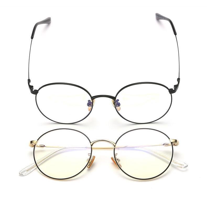 伊達メガネ PCメガネ ブルーライトカット 丸型 丸めがね 度なし