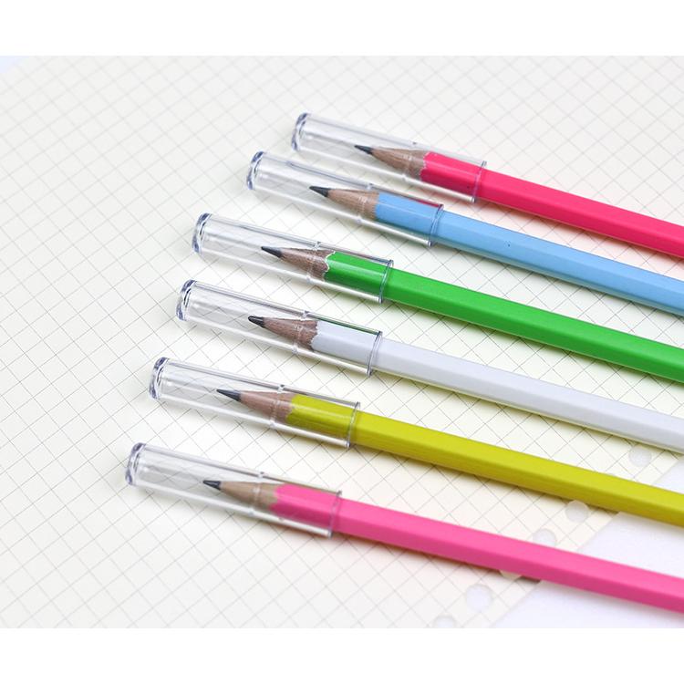 鉛筆キャップ えんぴつキャップ 10本セット 文具 文房具 学用品 透明