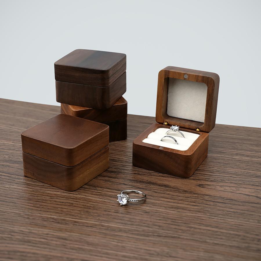 指輪ケース リングケース アクセサリーケース ジュエリーケース 正方形