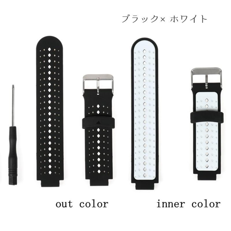 Garmin FOREATHLETE 55 White★純正品ベルト付き ガーミン交換用ベルト ドライバー付き Foreathlete Forerunner Garmin