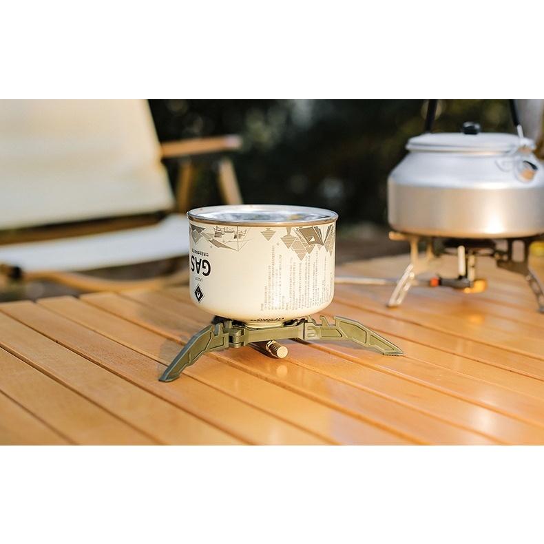 ガス缶用スタビライザー ガス缶スタンド 固定器具 三脚ブラケット