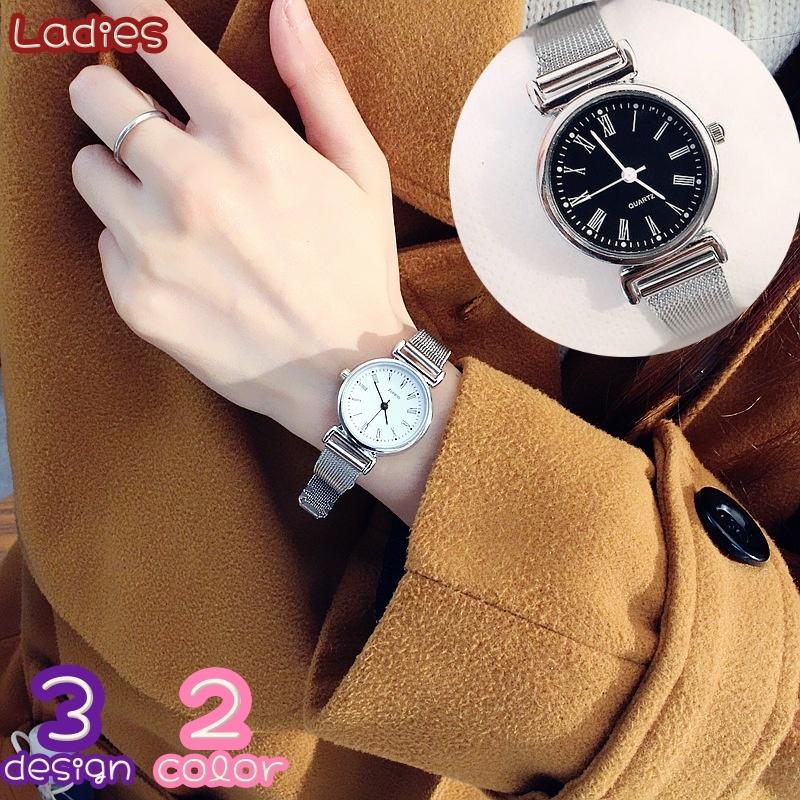 腕時計 リストウォッチ レディース 女性 婦人 アナログ ラウンド 丸型
