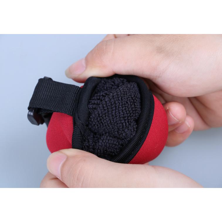 ゴルフボールクリーナー ゴルフボール拭き タオル内蔵 ゴルフ用品