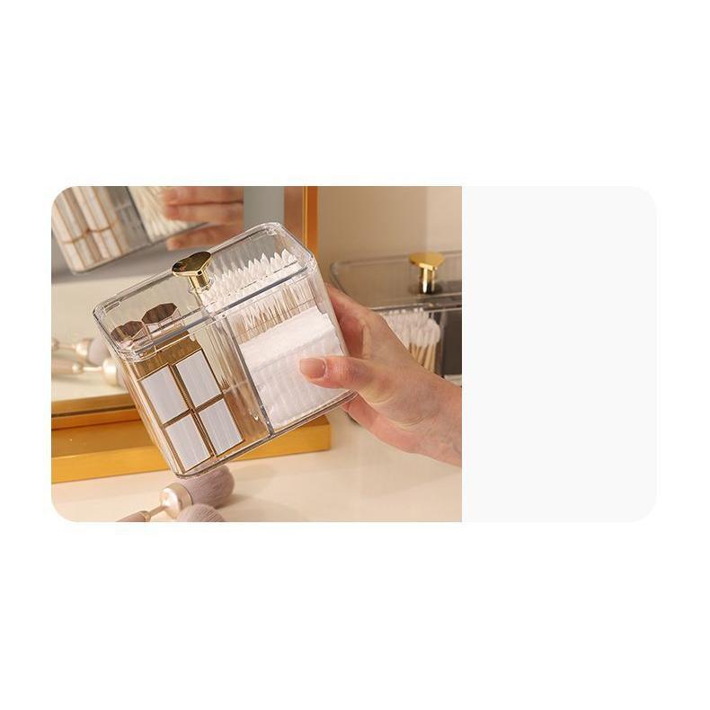 コットンケース 綿棒ケース メイク道具入れ コットン入れ 綿棒入れ