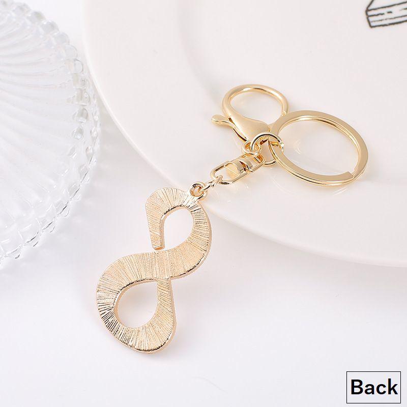 キーホルダー バッグチャーム 数字 ナンバー キラキラ ラインストーン