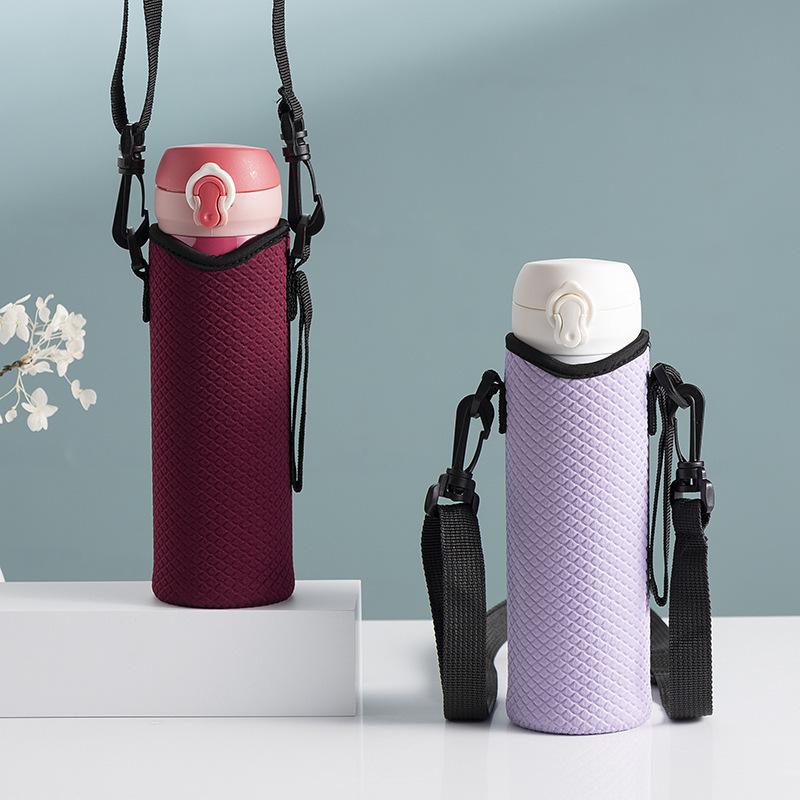 水筒カバー ボトルカバー 肩掛け ストラップ付き ひも付き 2way マイ