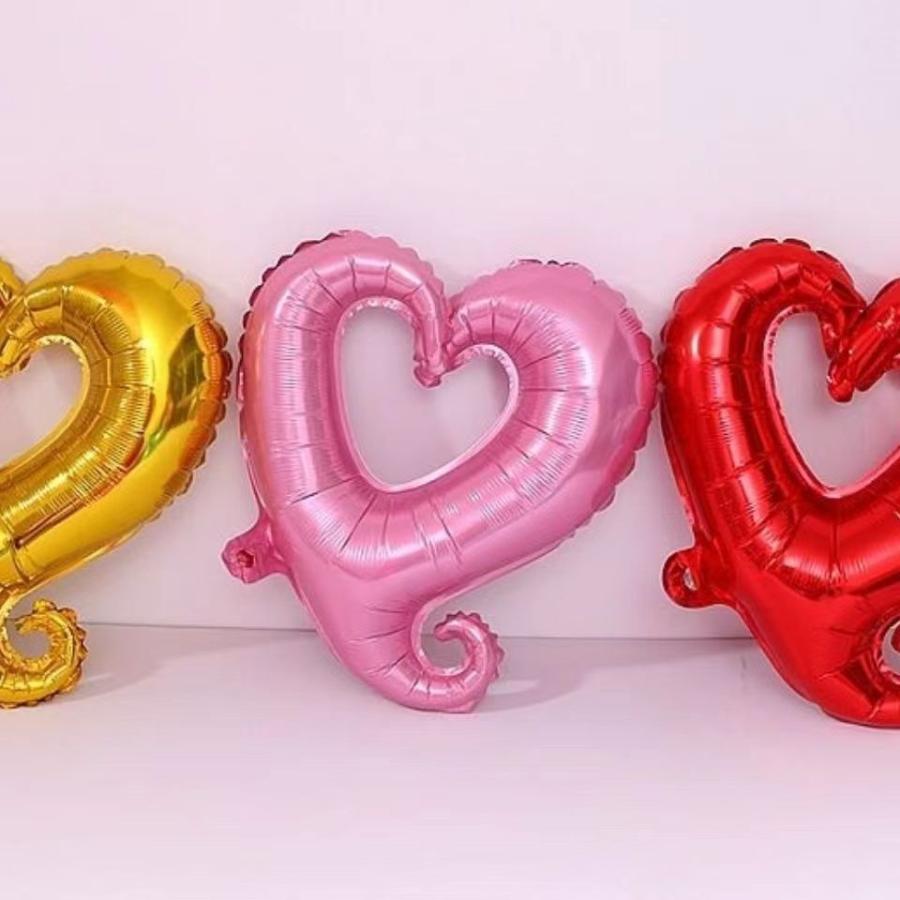 バルーン 風船 アルミ風船 ハート型 18インチ パーティーグッズ 飾り
