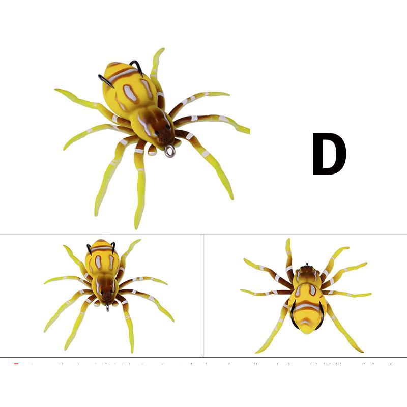 ソフトルアー 蜘蛛 クモ くも 単品 1個 スイムベイト 釣り餌 7.5cm 7g