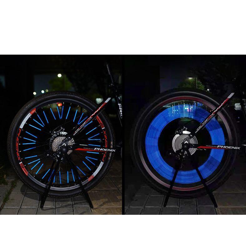 リフレクター 12本セット 自転車用アクセサリー スポークリフレクター
