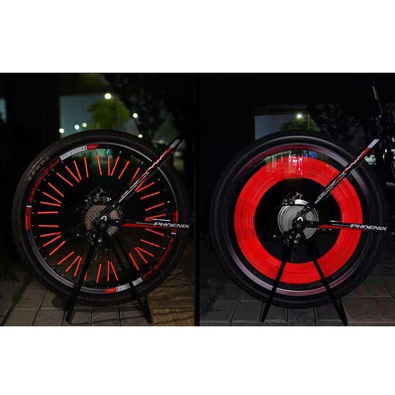 リフレクター 12本セット 自転車用アクセサリー スポークリフレクター