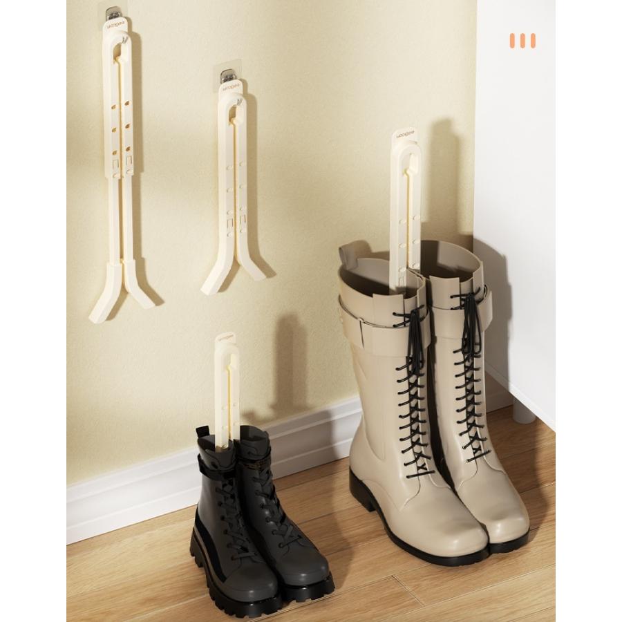 ブーツキーパー 3個セット 伸縮式 シューキーパー ブーツスタンド