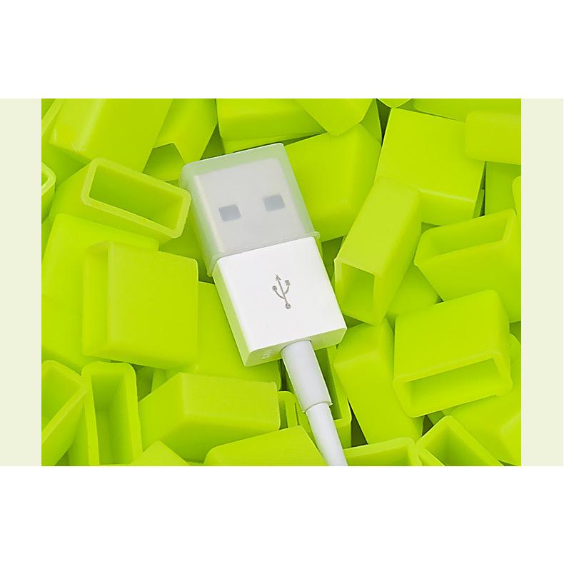 USBキャップ コネクタカバー 2個セット USBグッズ フタ 蓋 保護キャップ 保護カバー シリコン USBメモリ USBケーブル 充電ケーブル P｜kawa-e-mon｜06