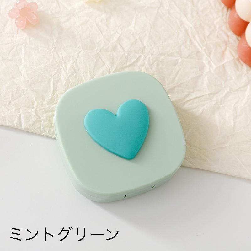 コンタクトレンズケース カラコンケース 携帯用 持ち運び ミラー