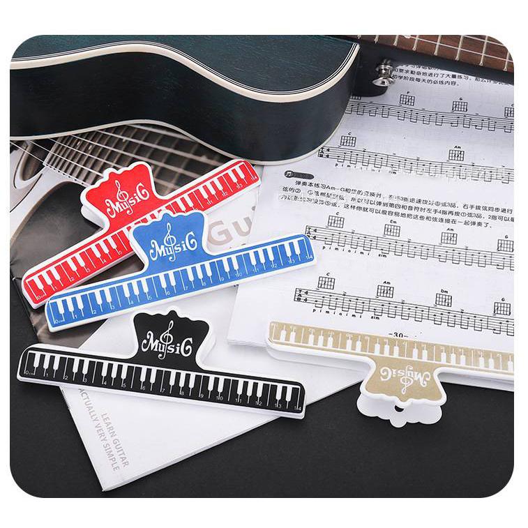 楽譜クリップ 譜面用クリップ 鍵盤デザイン メモ用クリップ