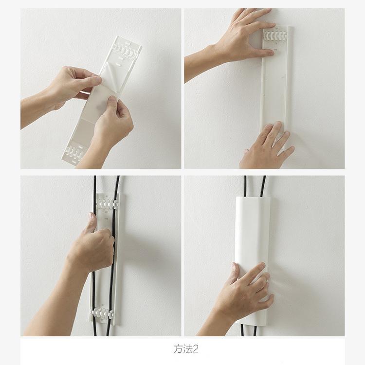 ケーブルカバー 配線カバー ケーブルカバー ケーブルプロテクター 29.5cm フラット 壁