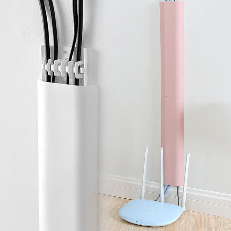 配線カバー ケーブルカバー ケーブルプロテクター 29.5cm フラット 壁