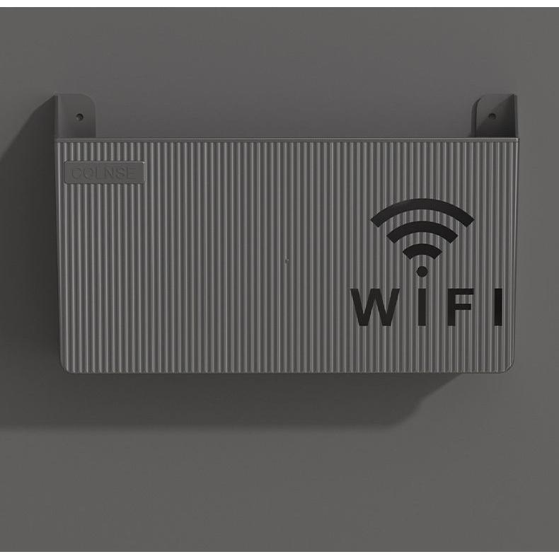 ルーター収納ボックス ケーブルボックス Wifi機器収納ボックス Wi-Fiルーター 壁掛け 配線整理 スッキリ 壁面収納 整理整頓 ロゴ入り おしゃ｜kawa-e-mon｜03