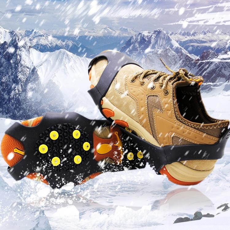 アイゼン 10本爪 2個セット 1足組 スノースパイク 滑り止め 雪道 路面