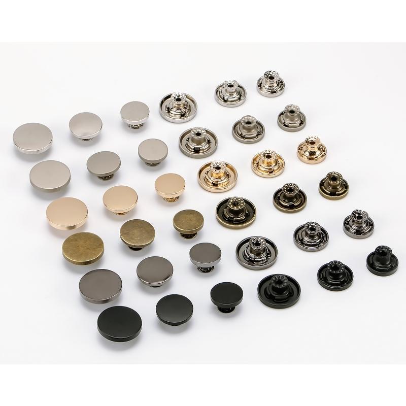 デニムボタン タックボタン 3個セット 金属製 15mm 17mm 20mm ジーンズ
