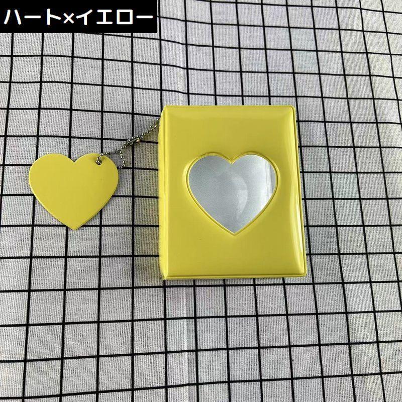 ミニフォトアルバム ポケットアルバム フォトブック ハート 小窓 