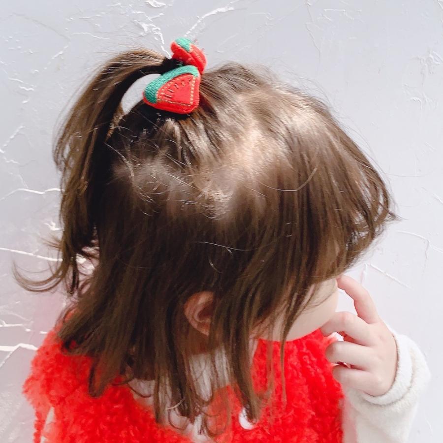ヘアゴム ヘアクリップ 2点セット 髪ゴム ヘアピン ヘアアクセサリー 髪留め 髪飾り 果物 フルーツ 子供用 キッズ ベビー 女の子 ヘアアレンジ Zak 927 Kawaemon 通販 Yahoo ショッピング