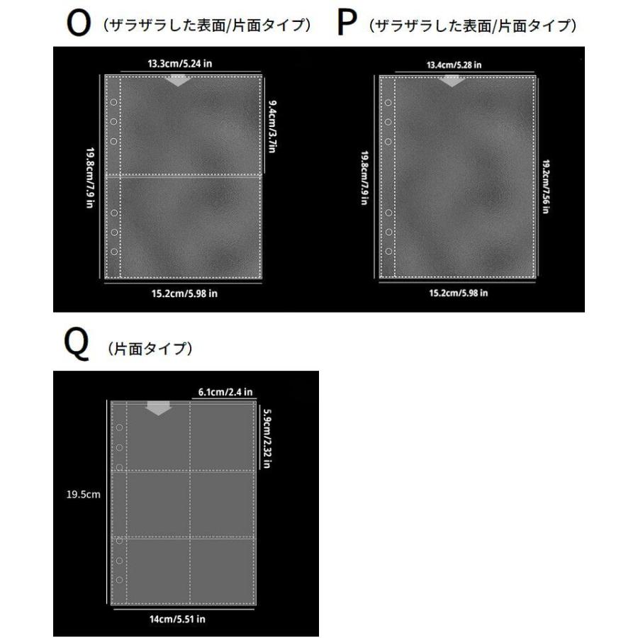 クリアポケット クリアファイル 10枚セット A5サイズ 6穴 片面 両面