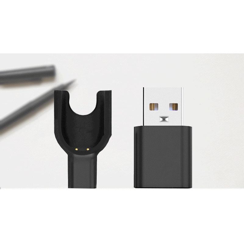 Xiaomiスマートバンド用充電ケーブル スマートウォッチアクセサリー Mi band用 ブラック 便利 USBケーブル｜kawa-e-mon｜08