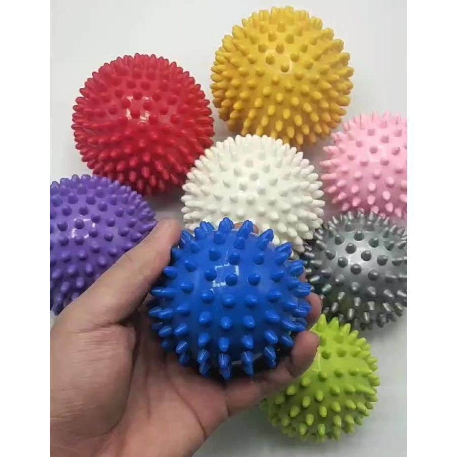 ストレッチボールトゲボール ストレッチグッズ 突起 刺激 ツボ押し 首