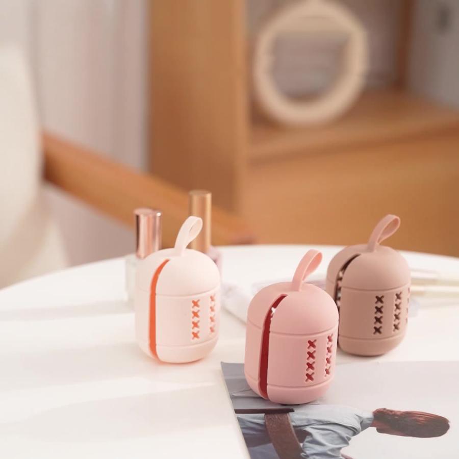 メイクスポンジケース パフケース ホルダー 3Dパフ 立体 保管 収納