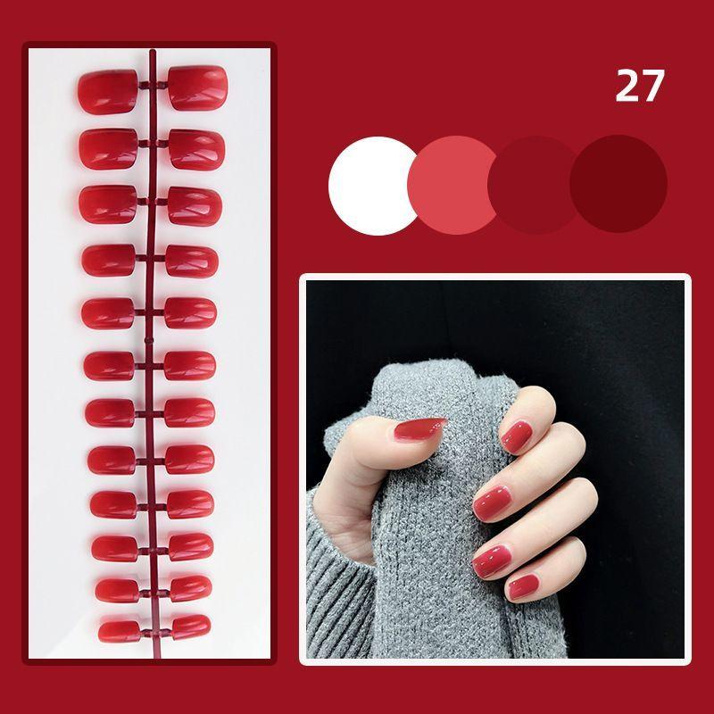ネイルチップ つけ爪 24枚セット 12サイズ 手の爪 レディース 女性