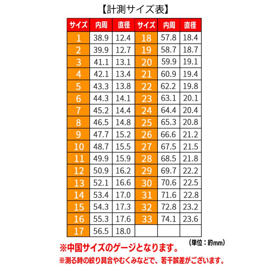 リングゲージバンド 指輪サイズ 計測 中国サイズ 指のサイズを測る