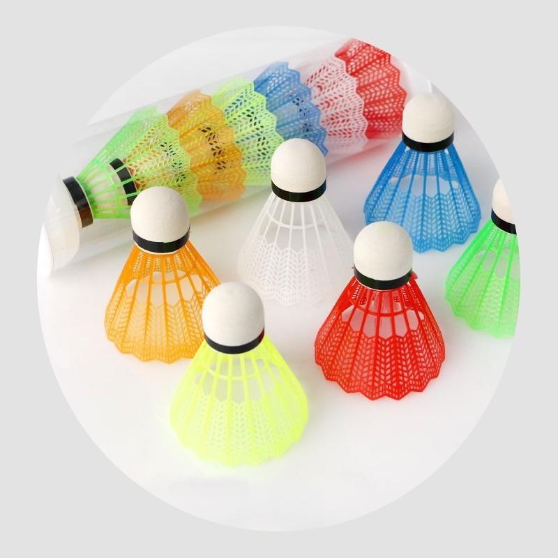 シャトル 12個セット バドミントン プラスチック プラシャトル