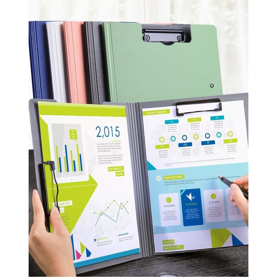 クリップボード クリップ付きファイル クリップホルダー A4 バインダー