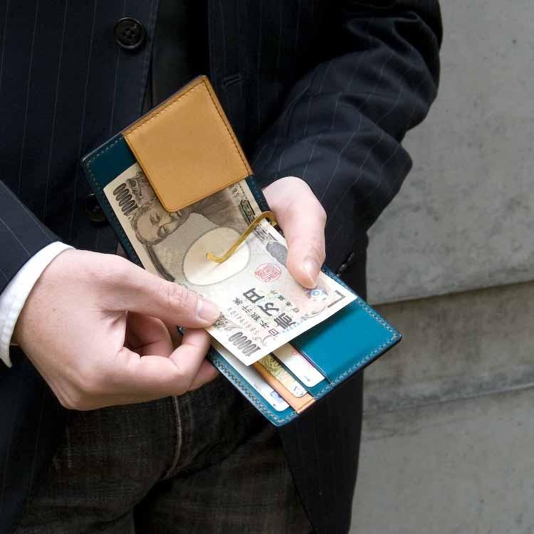 マネークリップ メンズ 小銭入れ付き レザー 財布 革 札入れ 二つ折り財布 使いやすい 本革 カードケース 薄型 おしゃれ 人気 プレゼント 包装無料 送料無料|kawa-ee|11