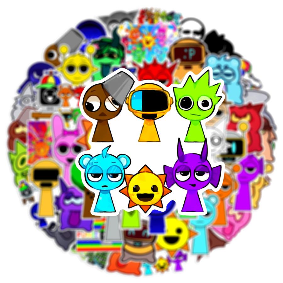 シール ステッカー 52枚セット スプランキー キャラクター 歌う