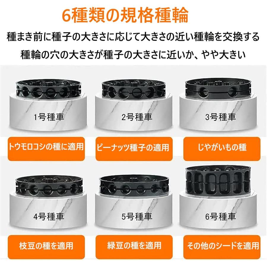 農業種子ディスペンサー種まき機 手動種まき機 野菜播種機 肥料手動