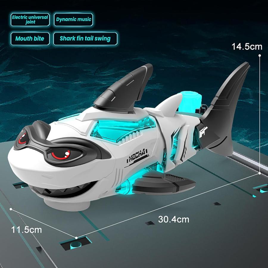 G-PREST フィギュア　SHARK UNIT-01 シャークユニット01 電動サメロボット 玩具 電動玩具 シャークプラモデル キット 自動走行